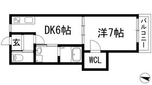 コートアクアマリン西北の物件間取画像